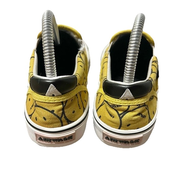 Airwalk Shoes Womens 6.5 Y2K Skater Smiley Punk Retro Grunge Sneakers Yellow - Picture 6 of 11